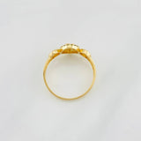 Anillo 15´s 2.3g / T7 1/4 Dos Oros Amarillo Rosado 18K