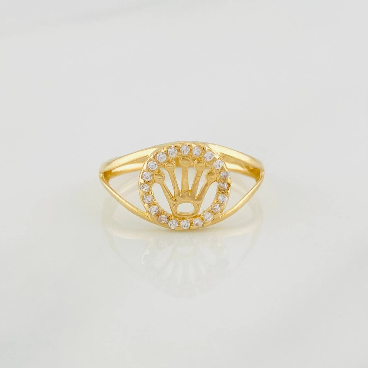 Anillo Corona 1.45g / T6 1/4 Oro Amarillo 18K