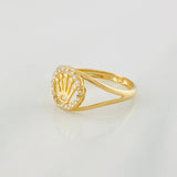 Anillo Corona 1.45g / T6 1/4 Oro Amarillo 18K