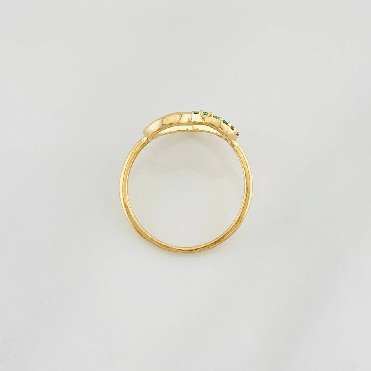 Anillo Corazon 1.35g / T4 1/2 Oro Amarillo 18K