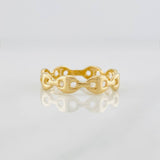 Anillo GC 1.55g / T7 1/4 Oro Amarillo 18K