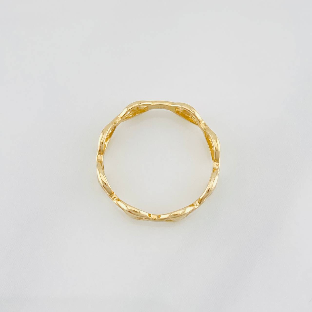 Anillo GC 1.55g / T7 1/4 Oro Amarillo 18K