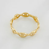 Anillo GC 1.55g / T7 1/4 Oro Amarillo 18K
