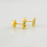 Topos Halo Trébol 0.9g / 5.6mm Oro Amarillo 18K