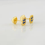 Topos Halo Trebol 0.9g / 5.6mm Oro Amarillo 18K
