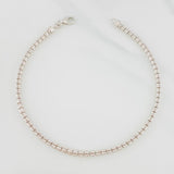 Pulso Ice 4.5g / 20cm / 2.4mm Oro Blanco 18K