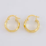 Candongas Líneas Espiral 1.25g / 1.4cm Oro Amarillo 18K