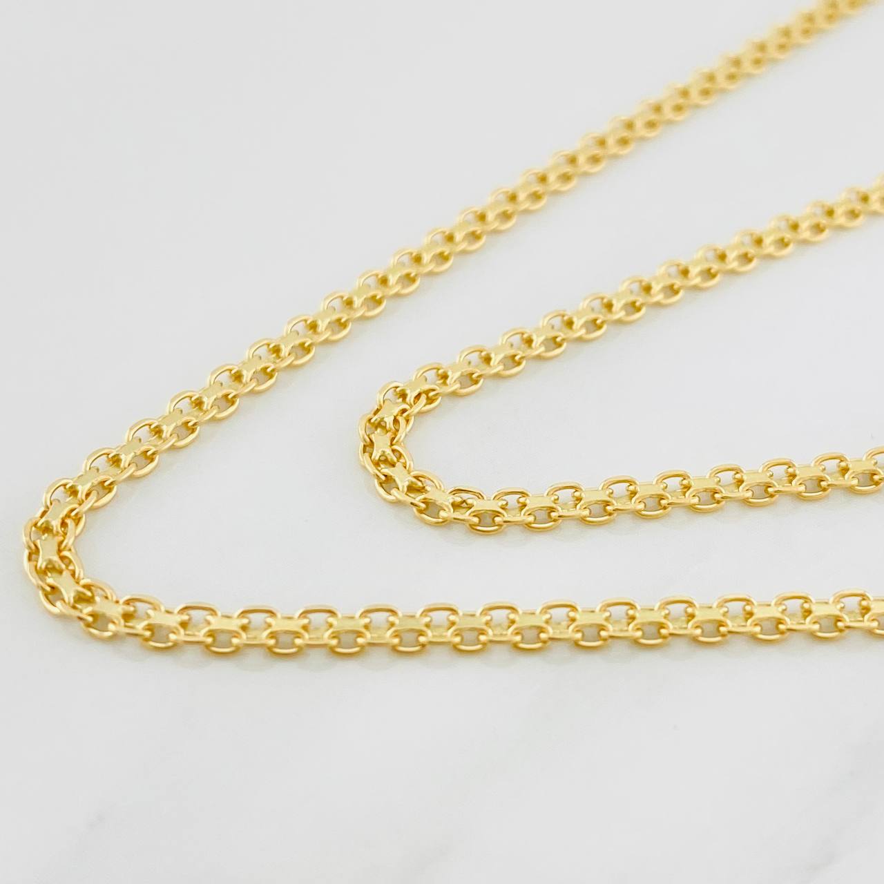 Cadena China 8.95g / 60cm / 2.53mm Oro Amarillo 18K