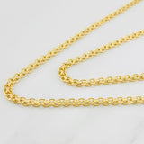 Cadena China 8.95g / 60cm / 2.53mm Oro Amarillo 18K