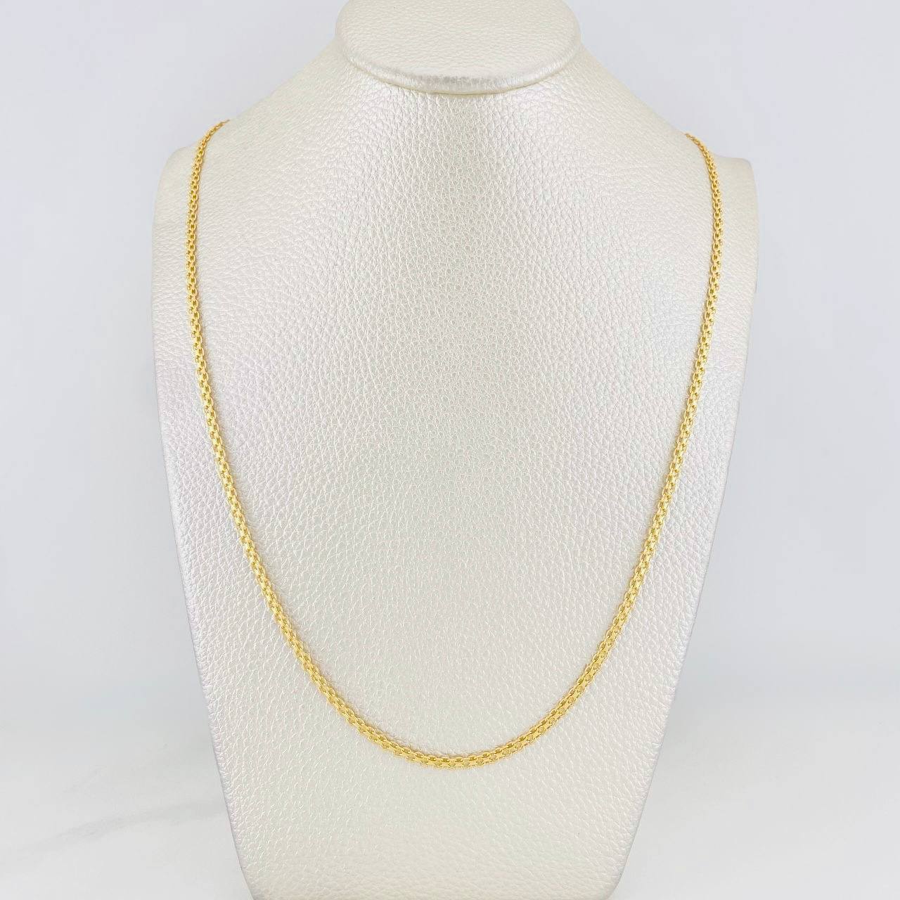 Cadena China 8.95g / 60cm / 2.53mm Oro Amarillo 18K