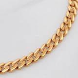 Pulso Cubano Infinito 6.3g / 18.9cm / 4.95mm Oro Rosa 18K