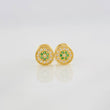 Topos Circulo Tupido 0.9g / 5.9mm Oro Amarillo 18K
