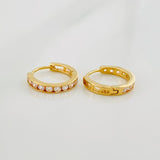 Candongas Carril 1.2g / 1cm Oro Amarillo 18K