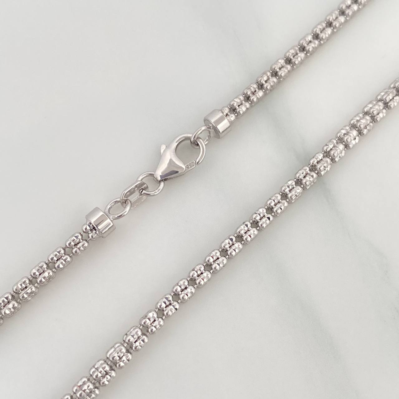 Cadena Ice 15.75 g / 60.6 cm / 2.2 mm Oro Blanco 18K