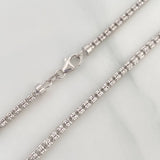 Cadena Ice 15.75 g / 60.6 cm / 2.2 mm Oro Blanco 18K