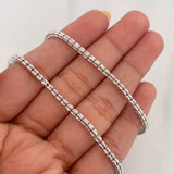 Cadena Ice 15.75 g / 60.6 cm / 2.2 mm Oro Blanco 18K