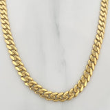 Cadena Cubana Infinito 19.4 g / 61 cm / 4.6 mm Oro Amarillo 18K