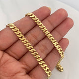 Cadena Cubana Infinito 19.4 g / 61 cm / 4.6 mm Oro Amarillo 18K