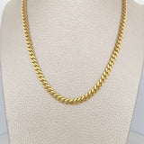 Cadena Cubana Infinito 19.4 g / 61 cm / 4.6 mm Oro Amarillo 18K