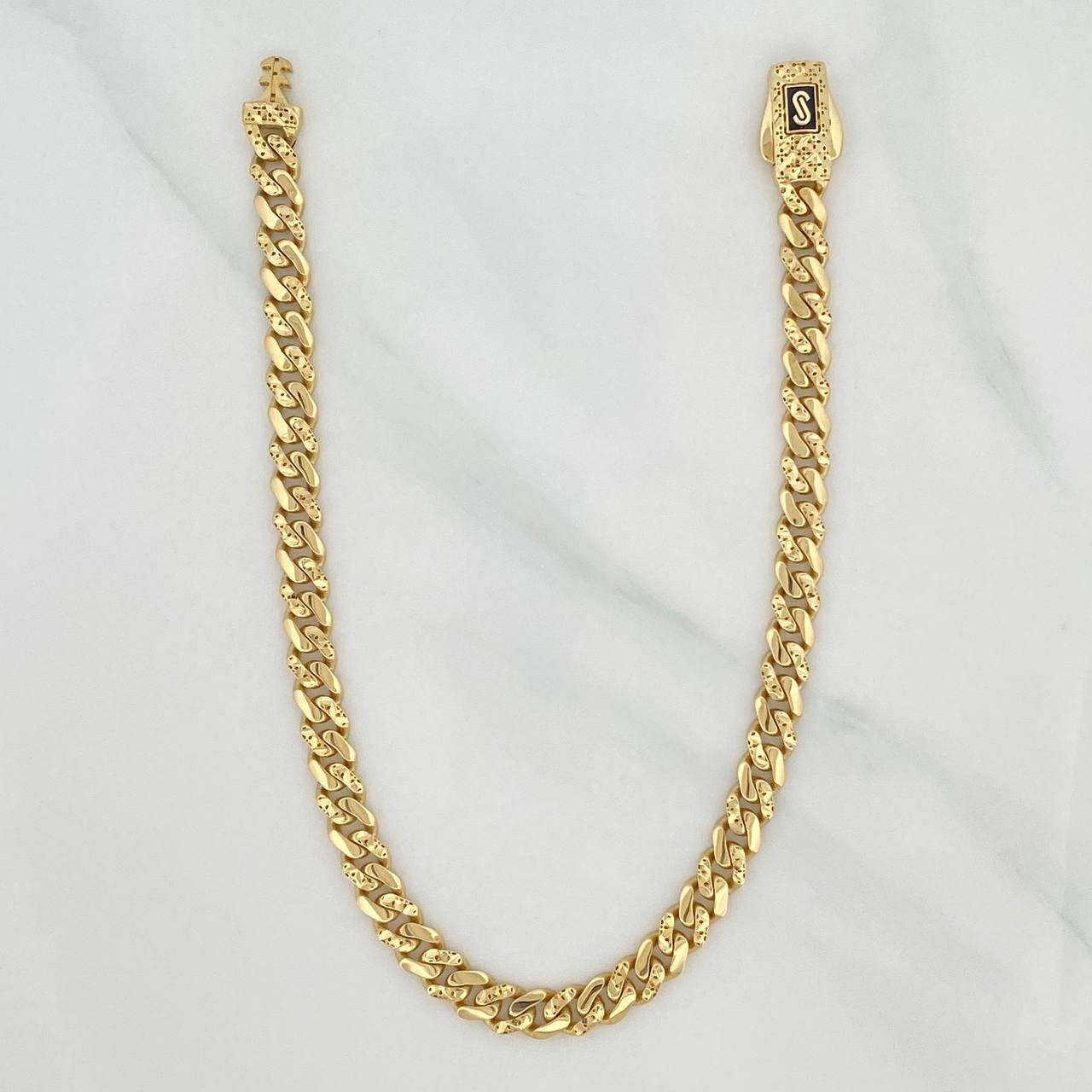 Pulso Cubano Infinito 7.15 g / 20.3 cm / 4.8 mm Oro Amarillo 18K