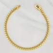 Pulso Cubano Infinito 6.85 g / 20.8 cm / 4.8 mm Oro Amarillo 18K