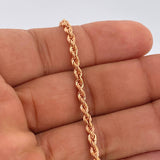 Pulso Lazo 2.8gr / 19cm / 3.2mm Oro Rosa +3 18K %