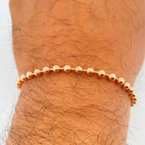 Pulso Militar 6.75gr / 21cm / 4mm Oro Rosa +3 18K +