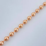 Pulso Militar 6.75gr / 21cm / 4mm Oro Rosa +3 18K +