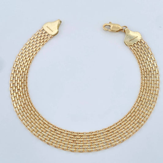 Pulso China 8.65gr / 21.5cm / 9.5mm Oro Amarillo +1 18K +