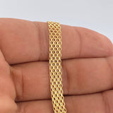 Pulso China 7.6gr / 20cm / 6.44mm Oro Amarillo +1 18K +
