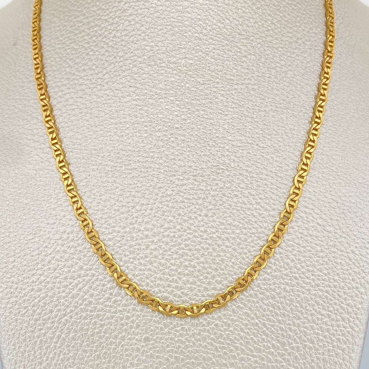 Cadena Escalera 7.4gr / 60cm / 3.7mm Oro Amarillo +3 18K +