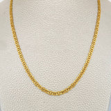 Cadena Escalera 7.4gr / 60cm / 3.7mm Oro Amarillo +3 18K +