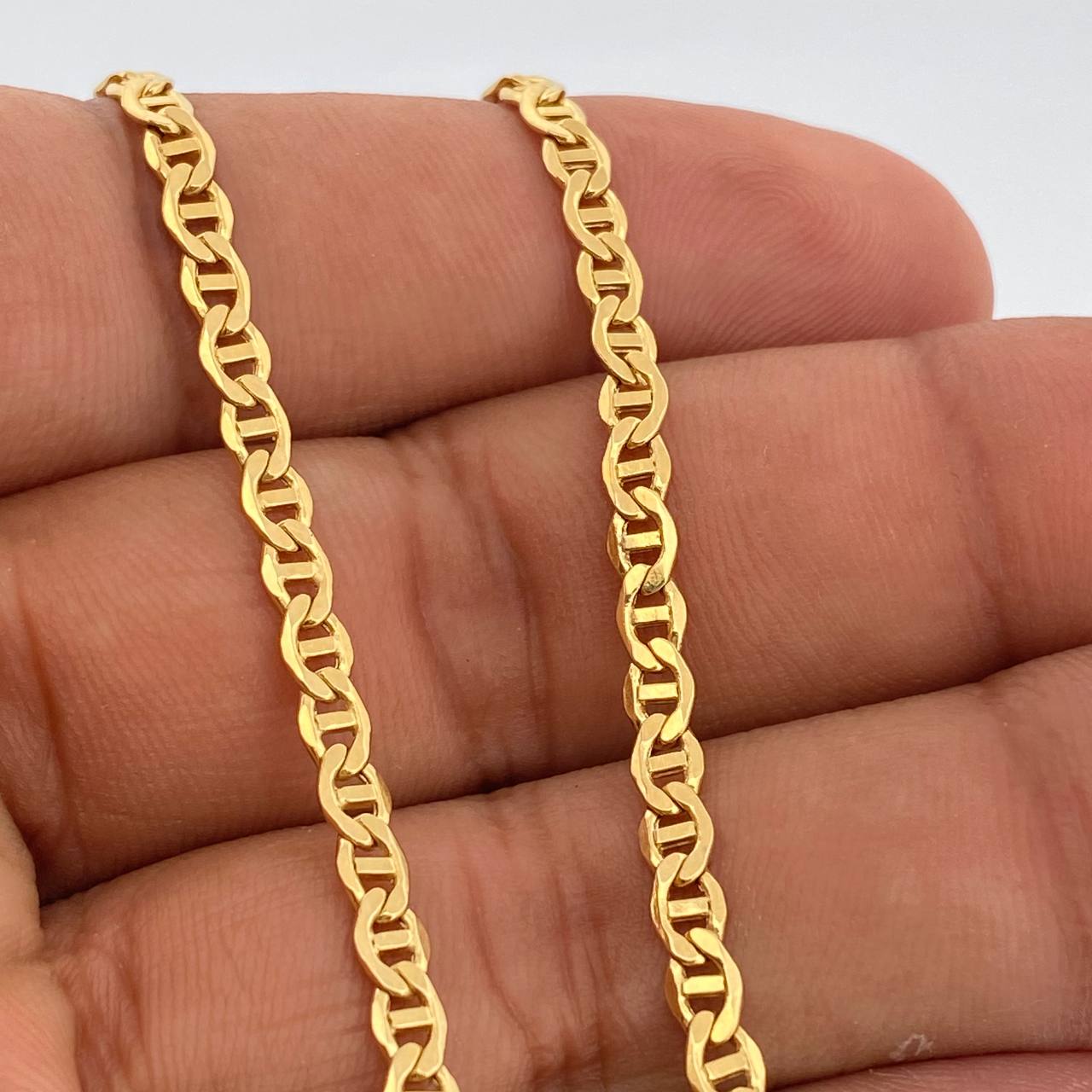 Cadena Escalera 7.4gr / 60cm / 3.7mm Oro Amarillo +3 18K +