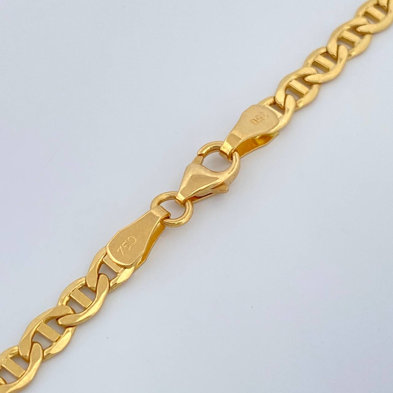 Cadena Escalera 7.4gr / 60cm / 3.7mm Oro Amarillo +3 18K +
