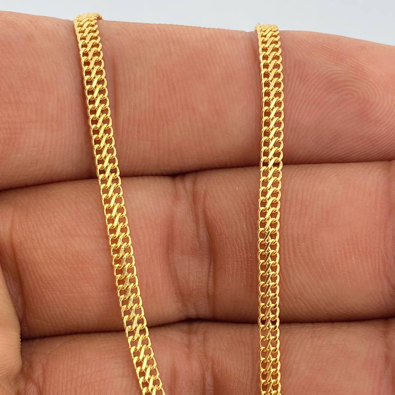 Cadena Sedusa 2.3gr / 50cm / 3mm Oro Amarillo +3 18K +