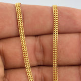 Cadena Sedusa 2.3gr / 50cm / 3mm Oro Amarillo +3 18K +