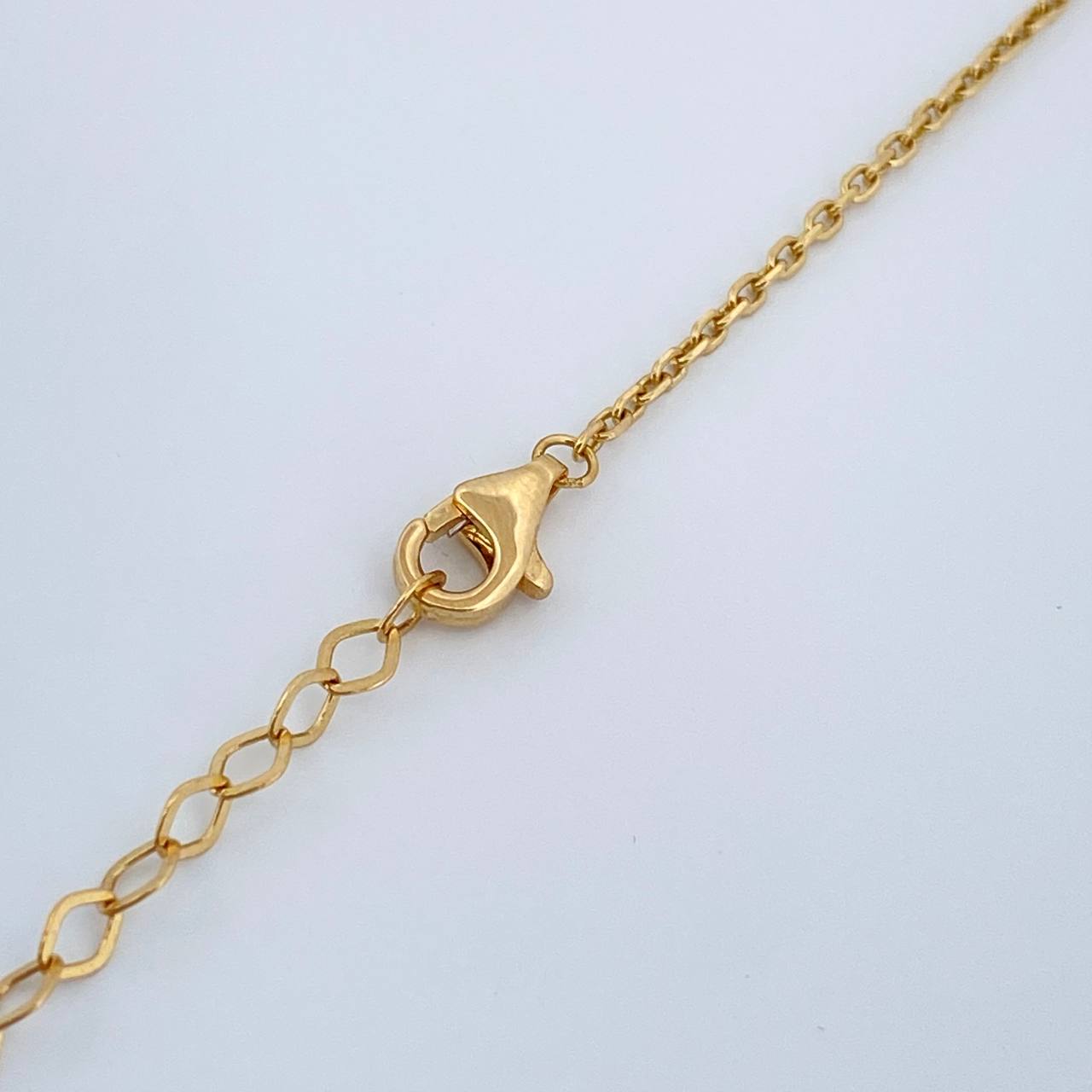 Cadena Trebol Aro Seguido 5.5gr / 44.5cm / 1mm Oro Amarillo +4 18K %