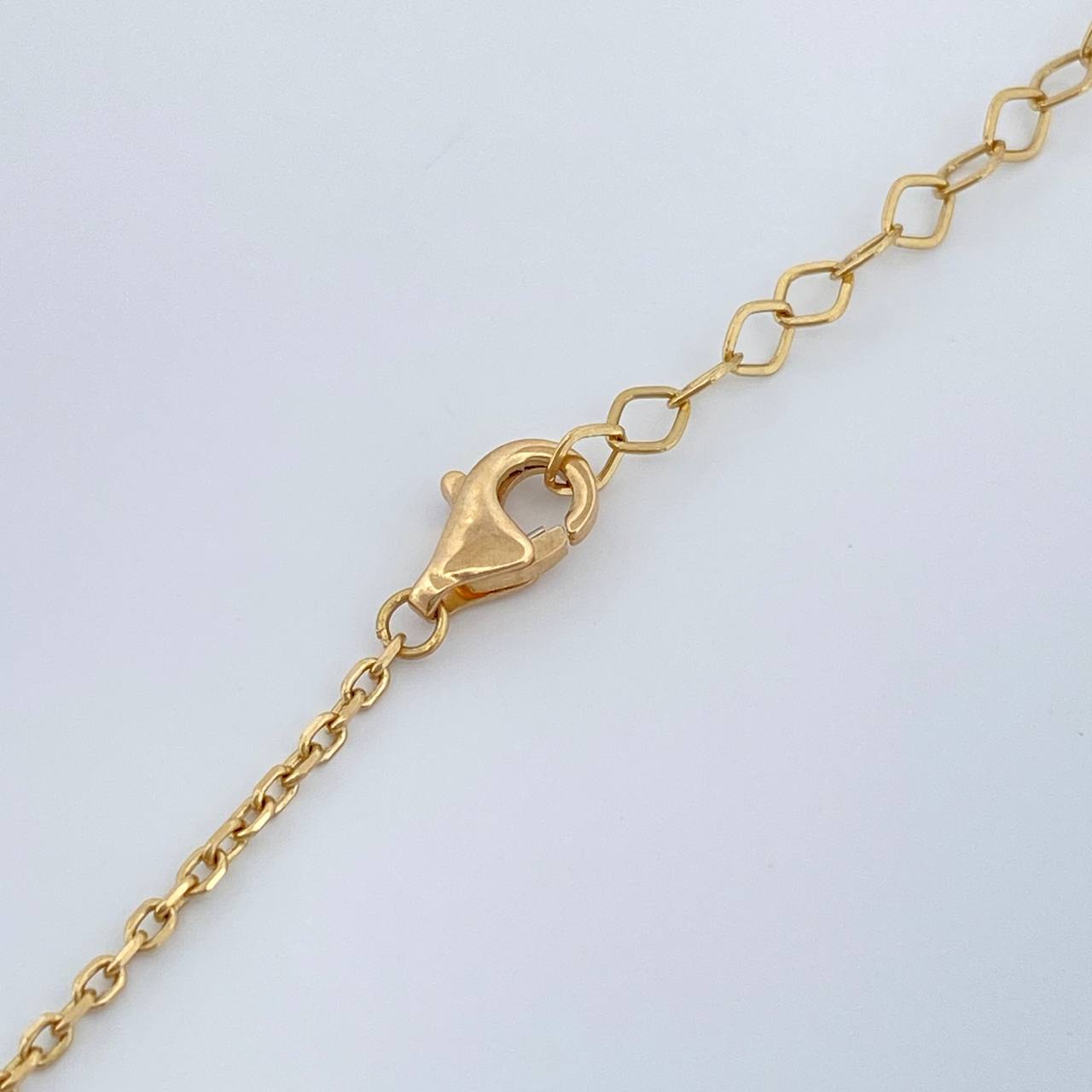Cadena Trebol Aro Seguido 7.65gr / 45cm / 1.35mm Oro Amarillo +4 18K %