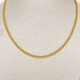 Cadena Cubana 8.1gr / 65.5cm / 3mm Oro Amarillo +1 18K +