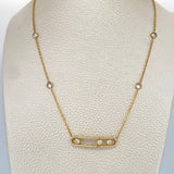 Cadena  MSK  Aro Seguido 5.7gr / 48cm / 1.35mm Oro Amarillo +3 18K %