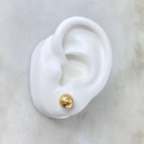 Topos Bola 1.1gr / 8mm Diamantada Oro Amarillo