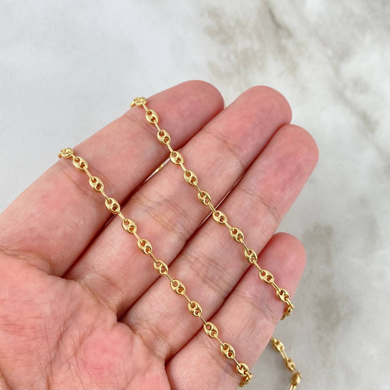Cadena GC 5.1gr / 50cm / 3mm Oro Amarillo ©