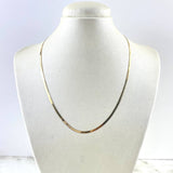 Cadena Espejo 4.2gr / 45cm / 2mm Oro Amarillo +3