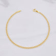 Pulso Cubano 1g / 19.7cm / 2.4mm Oro Amarillo 18K