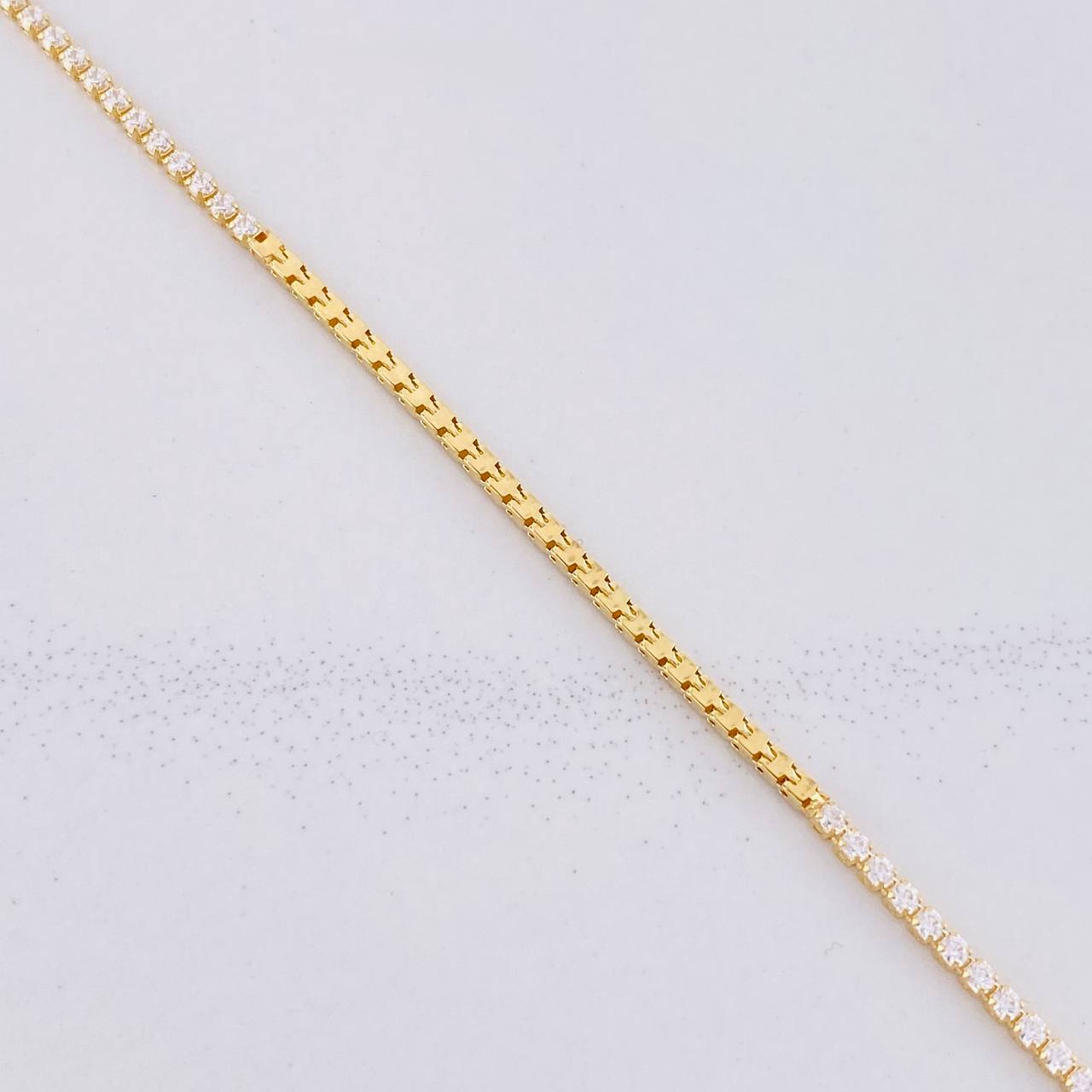 Pulso Tenis 1.95g / 18.1cm / 1.5mm Oro Amarillo 18K