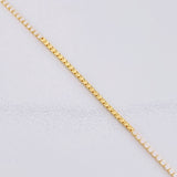 Pulso Tenis 1.95g / 18.2cm / 1.5mm Oro Amarillo 18K
