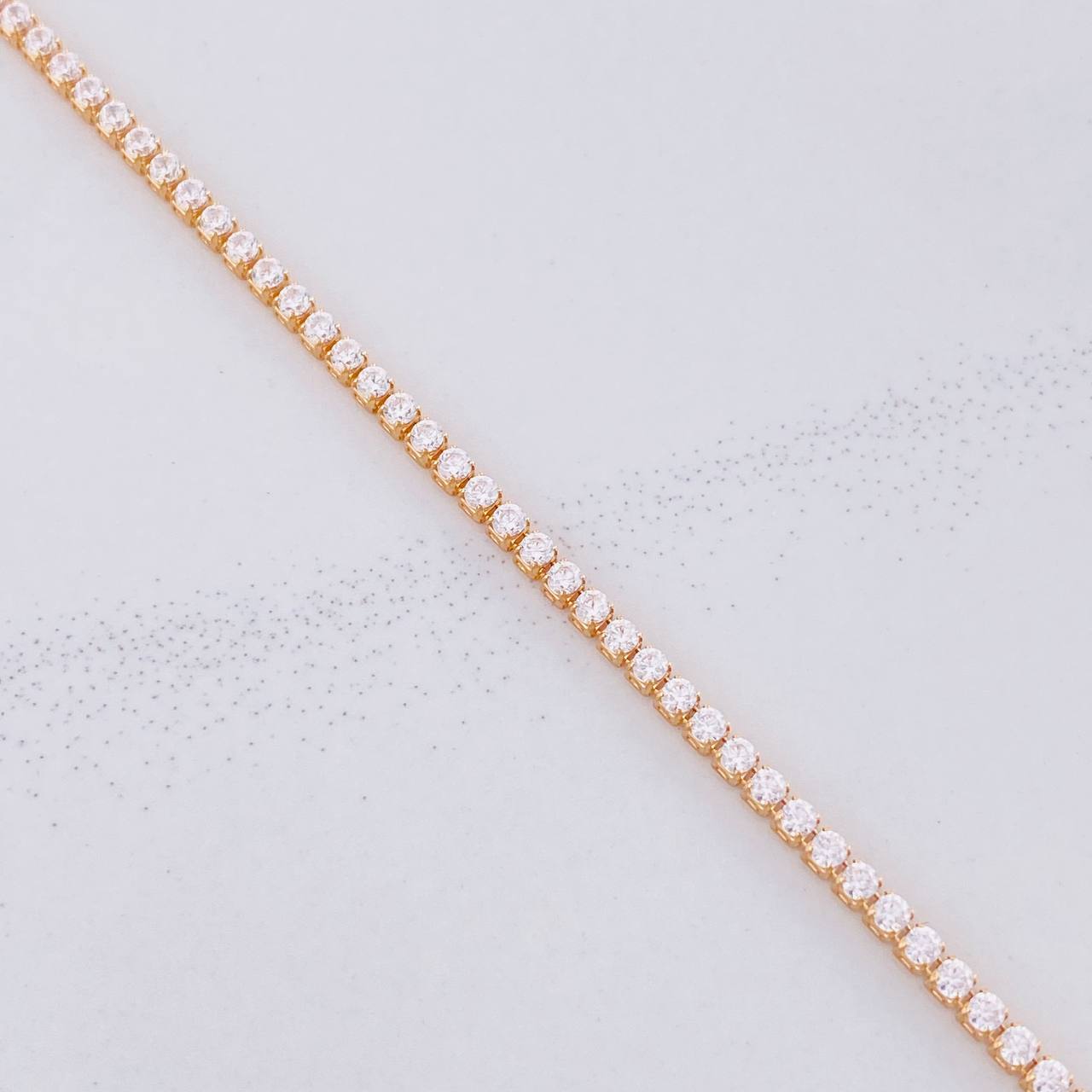 Pulso Tenis 2.55g / 16.6cm / 1.8mm Oro Rosa 18K