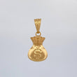 Dije Bolsa Dinero 0.75 g / 2 cm Oro Amarillo 18K