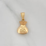 Dije Bolsa Dinero 0.7 g / 2 cm Oro Amarillo 18K