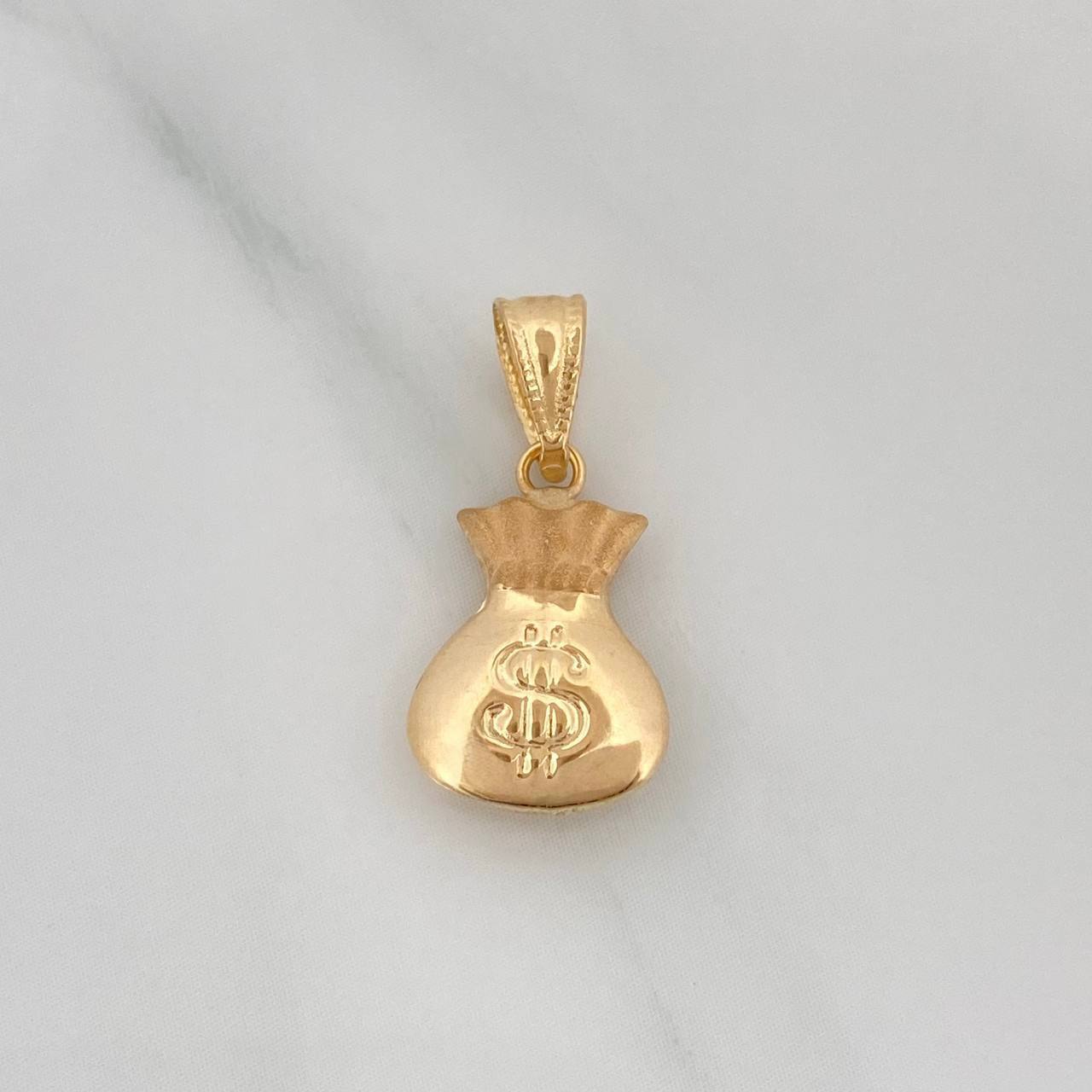 Dije Bolsa Dinero 0.75 g / 2 cm Oro Amarillo 18K